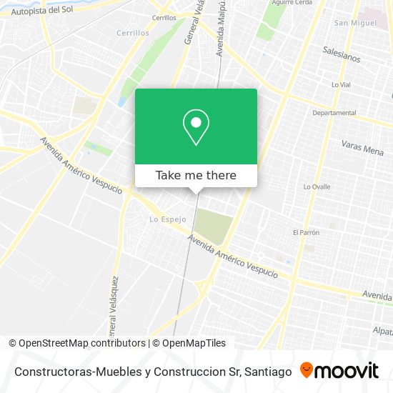 Mapa de Constructoras-Muebles y Construccion Sr