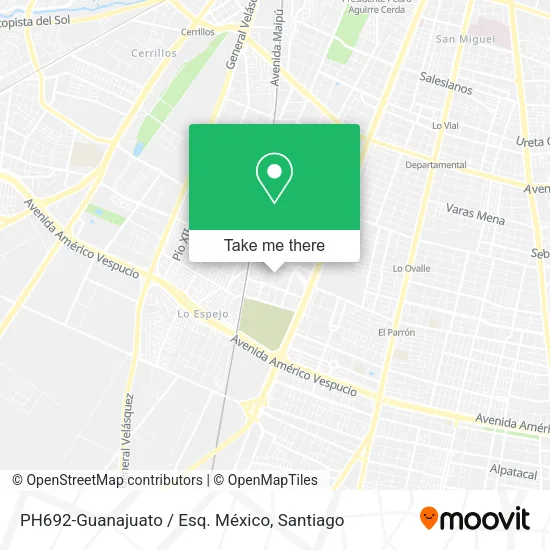 PH692-Guanajuato / Esq. México map