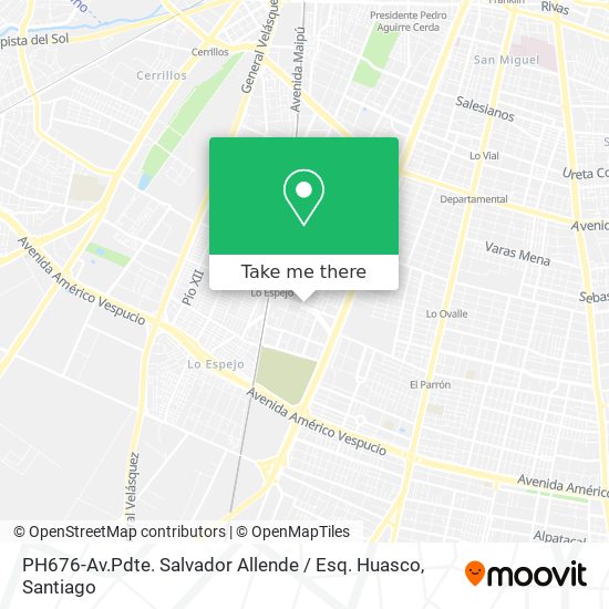 PH676-Av.Pdte. Salvador Allende / Esq. Huasco map
