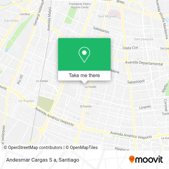 Andesmar Cargas S a map