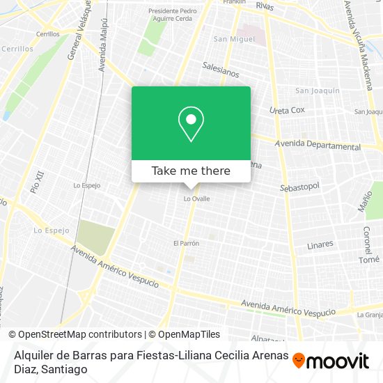 Alquiler de Barras para Fiestas-Liliana Cecilia Arenas Diaz map