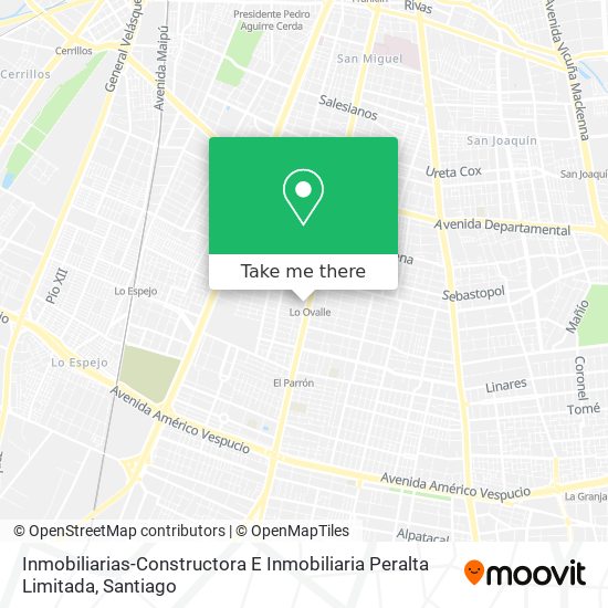 Inmobiliarias-Constructora E Inmobiliaria Peralta Limitada map