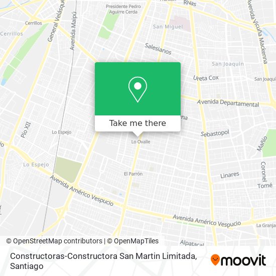 Mapa de Constructoras-Constructora San Martin Limitada