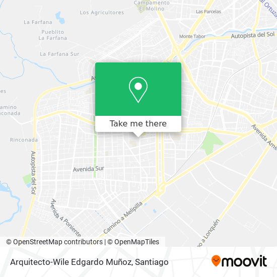 Arquitecto-Wile Edgardo Muñoz map
