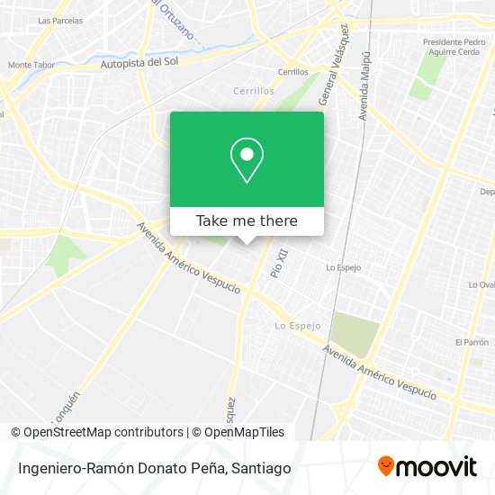 Ingeniero-Ramón Donato Peña map