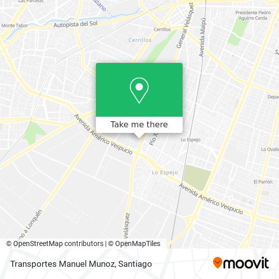 Mapa de Transportes Manuel Munoz