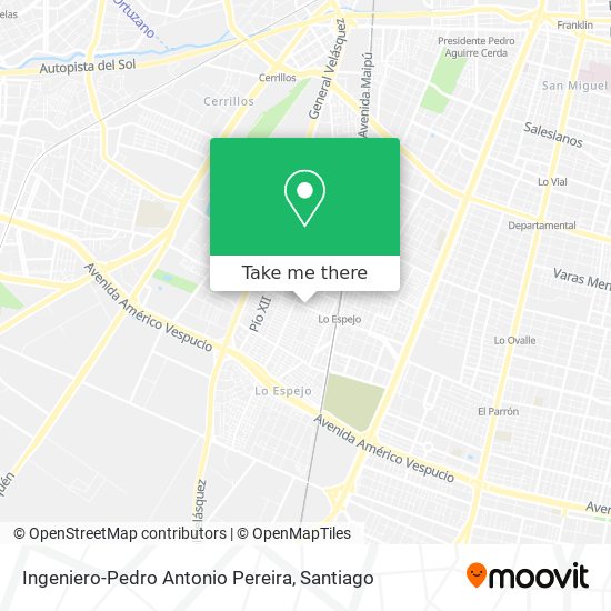 Ingeniero-Pedro Antonio Pereira map