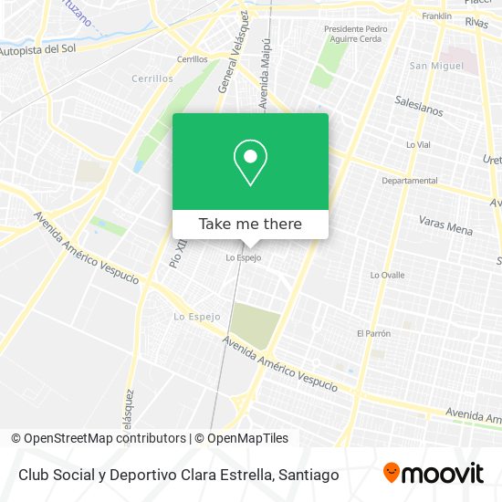 Club Social y Deportivo Clara Estrella map