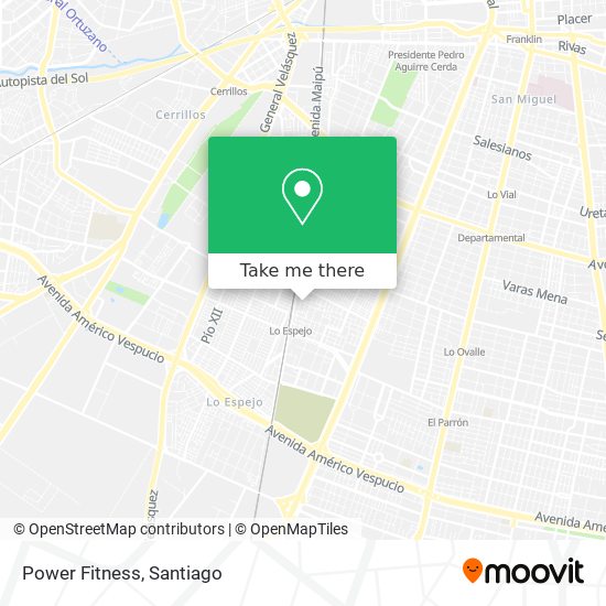 Power Fitness map
