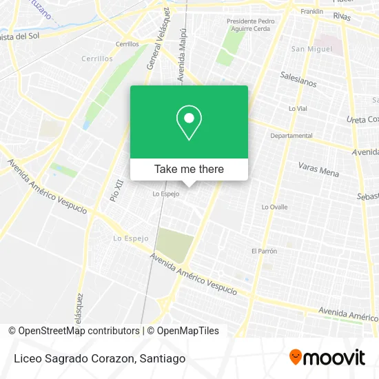 Liceo Sagrado Corazon map