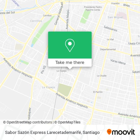 Sabor Sazón Express Larecetademarifé map