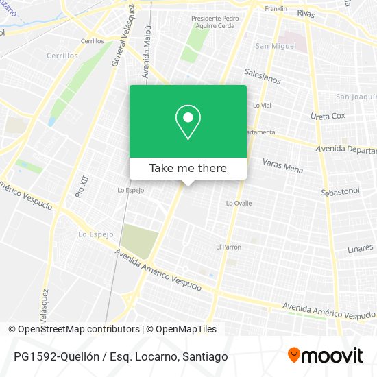 PG1592-Quellón / Esq. Locarno map