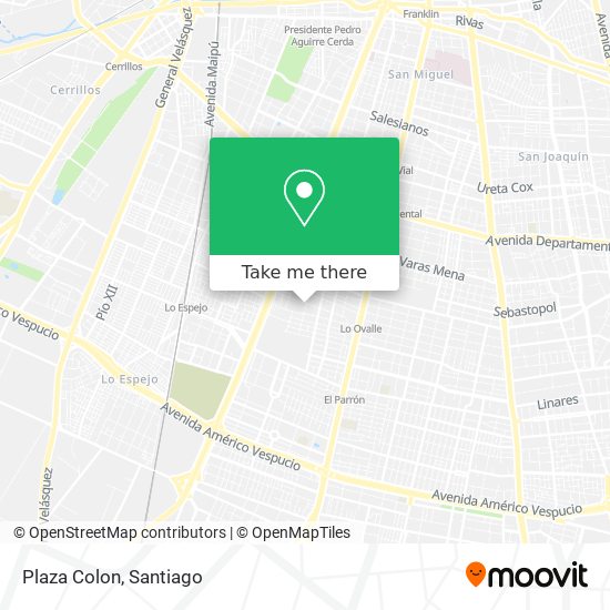 Plaza Colon map