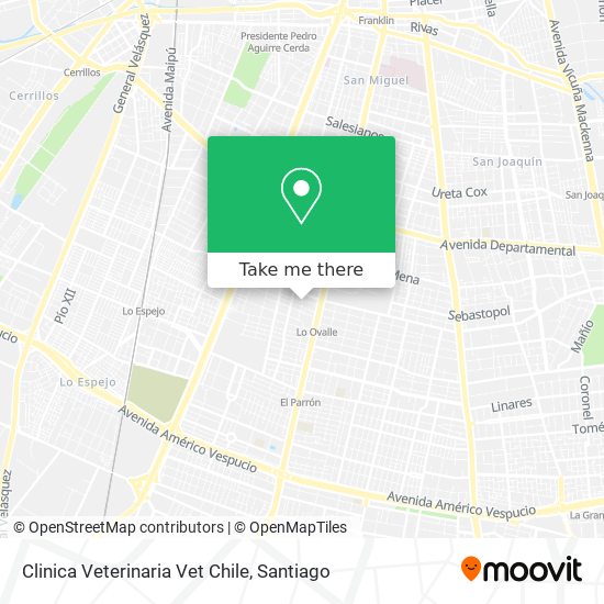 Clinica Veterinaria Vet Chile map