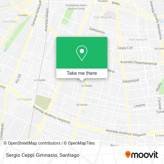 Sergio Ceppi Gimnasio map