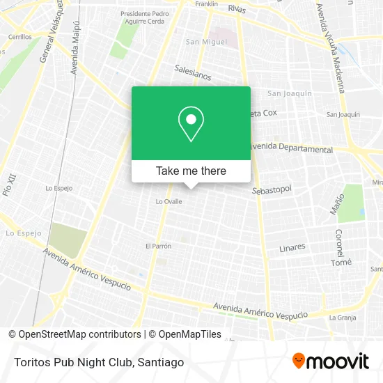 Toritos Pub Night Club map