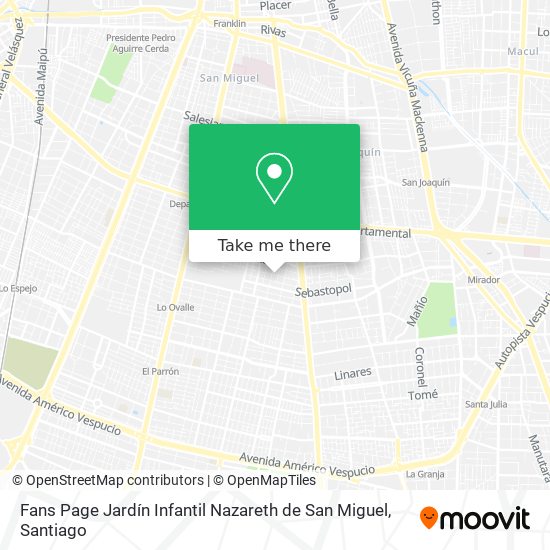 Mapa de Fans Page Jardín Infantil Nazareth de San Miguel