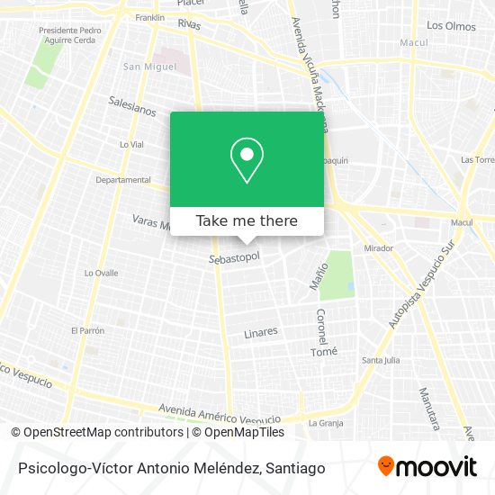 Psicologo-Víctor Antonio Meléndez map