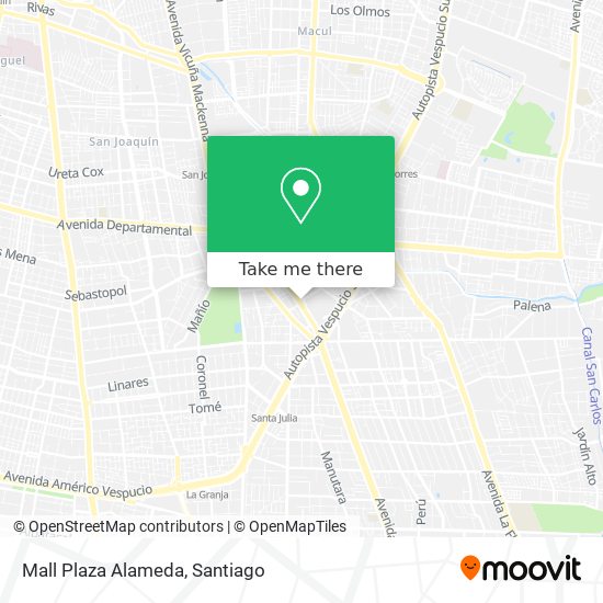 Mall Plaza Alameda map