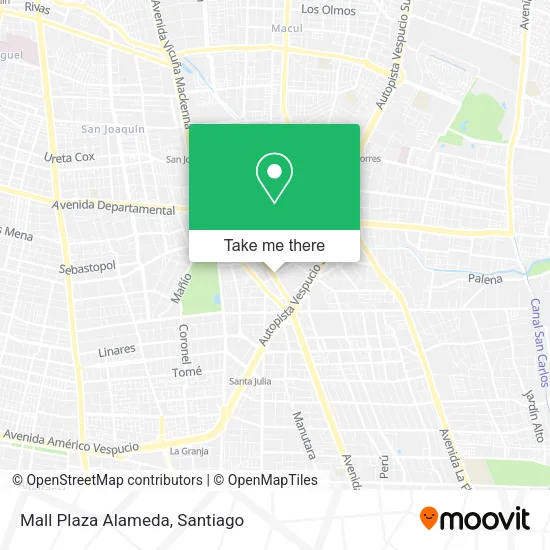 Mall Plaza Alameda map