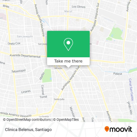 Mapa de Clinica Belenus