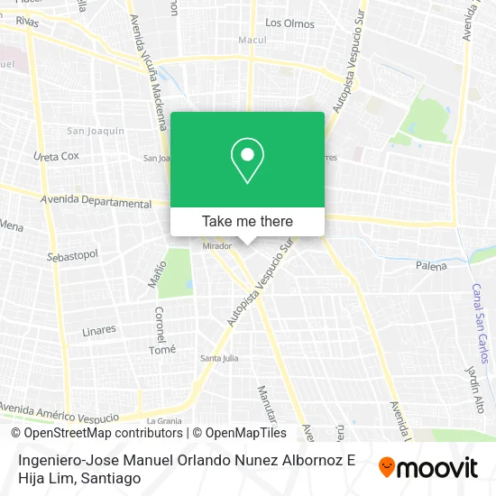 Ingeniero-Jose Manuel Orlando Nunez Albornoz E Hija Lim map