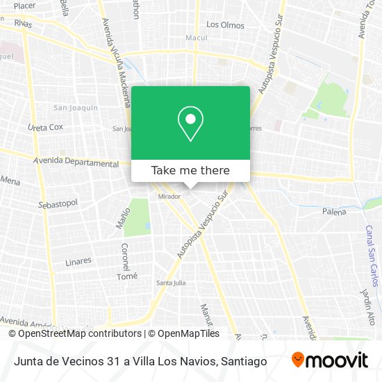 Junta de Vecinos 31 a Villa Los Navios map