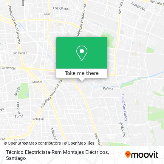 Mapa de Técnico Electricista-Rsm Montajes Eléctricos