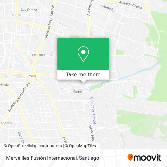 Merveilles Fusión Internacional map