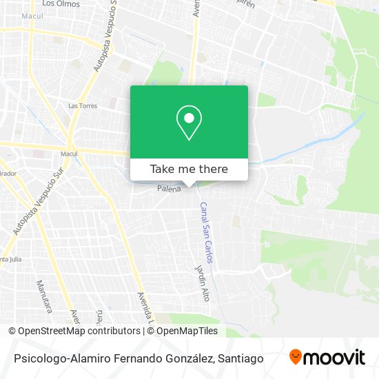 Psicologo-Alamiro Fernando González map
