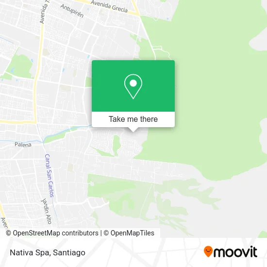 Nativa Spa map