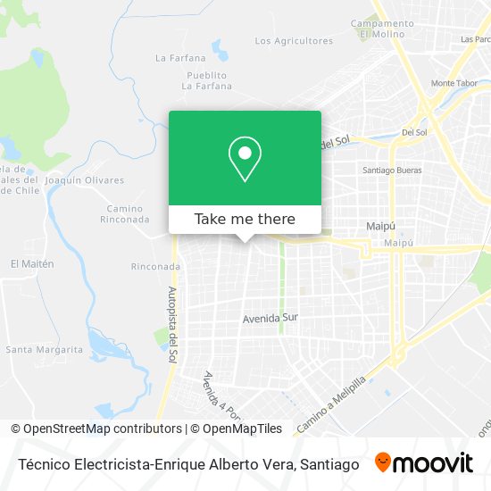 Mapa de Técnico Electricista-Enrique Alberto Vera