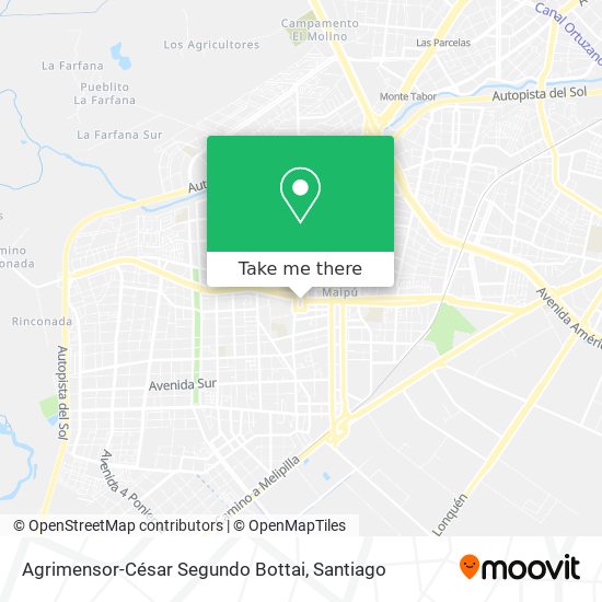 Mapa de Agrimensor-César Segundo Bottai