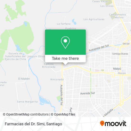 Mapa de Farmacias del Dr. Simi