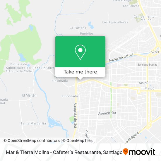 Mar & Tierra Molina - Cafetería Restaurante map