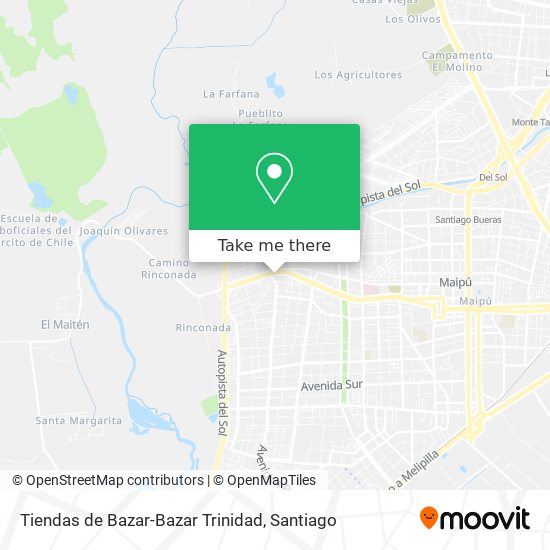 Tiendas de Bazar-Bazar Trinidad map