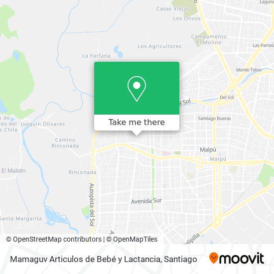 Mamaguv Articulos de Bebé y Lactancia map