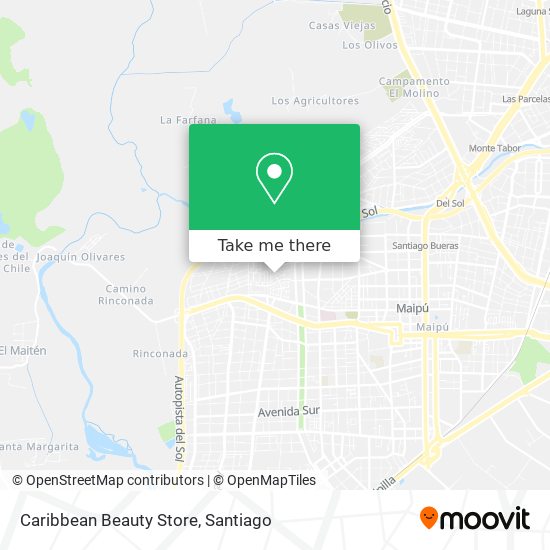 Caribbean Beauty Store map