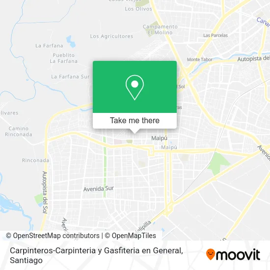 Carpinteros-Carpinteria y Gasfiteria en General map