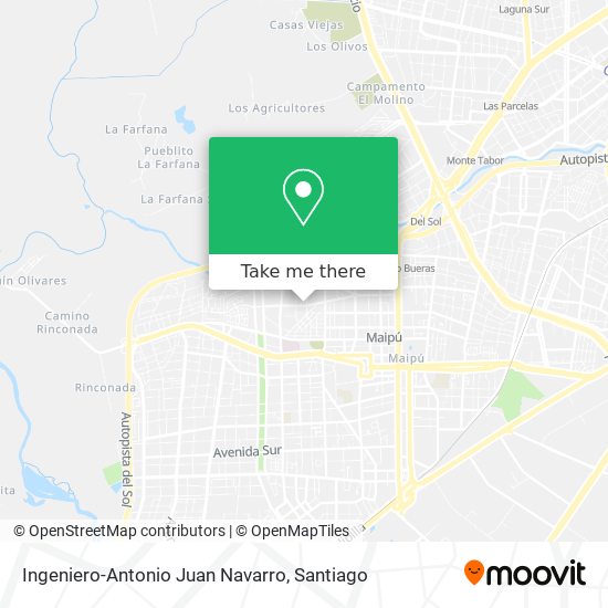 Ingeniero-Antonio Juan Navarro map