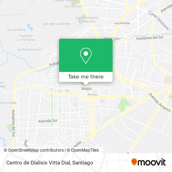 Mapa de Centro de Dialisis Vitta Dial