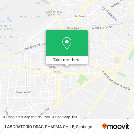 LABORATORIO DRAG PHARMA CHILE map