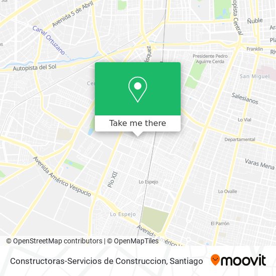 Constructoras-Servicios de Construccion map