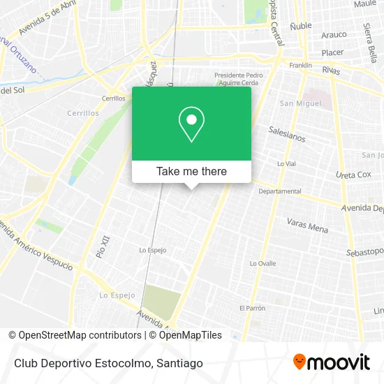 Club Deportivo Estocolmo map