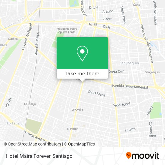 Hotel Maira Forever map