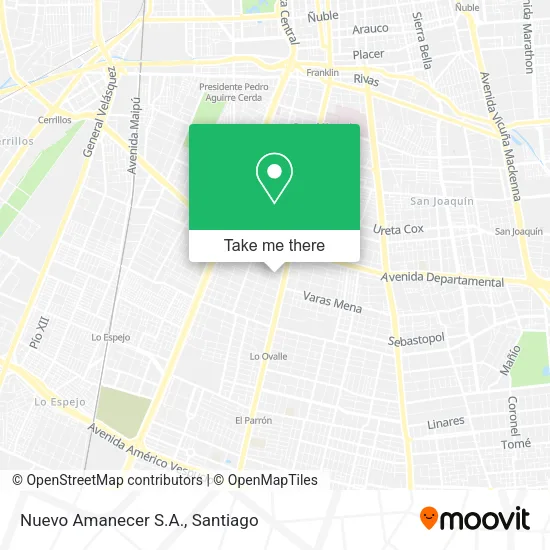 Nuevo Amanecer S.A. map