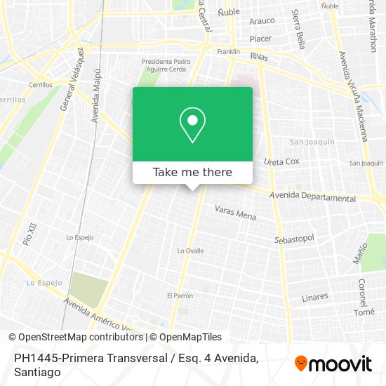 PH1445-Primera Transversal / Esq. 4 Avenida map