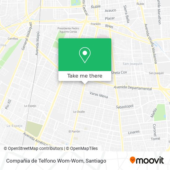 Compañia de Telfono Wom-Wom map