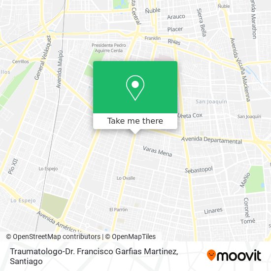 Traumatologo-Dr. Francisco Garfias Martinez map