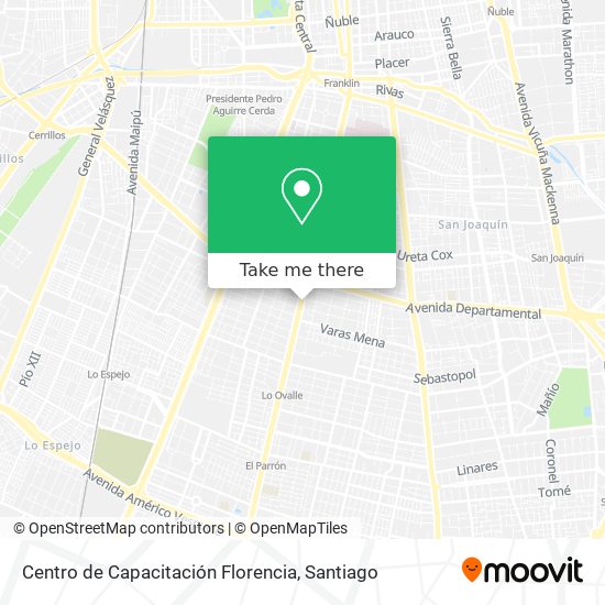 Mapa de Centro de Capacitación Florencia